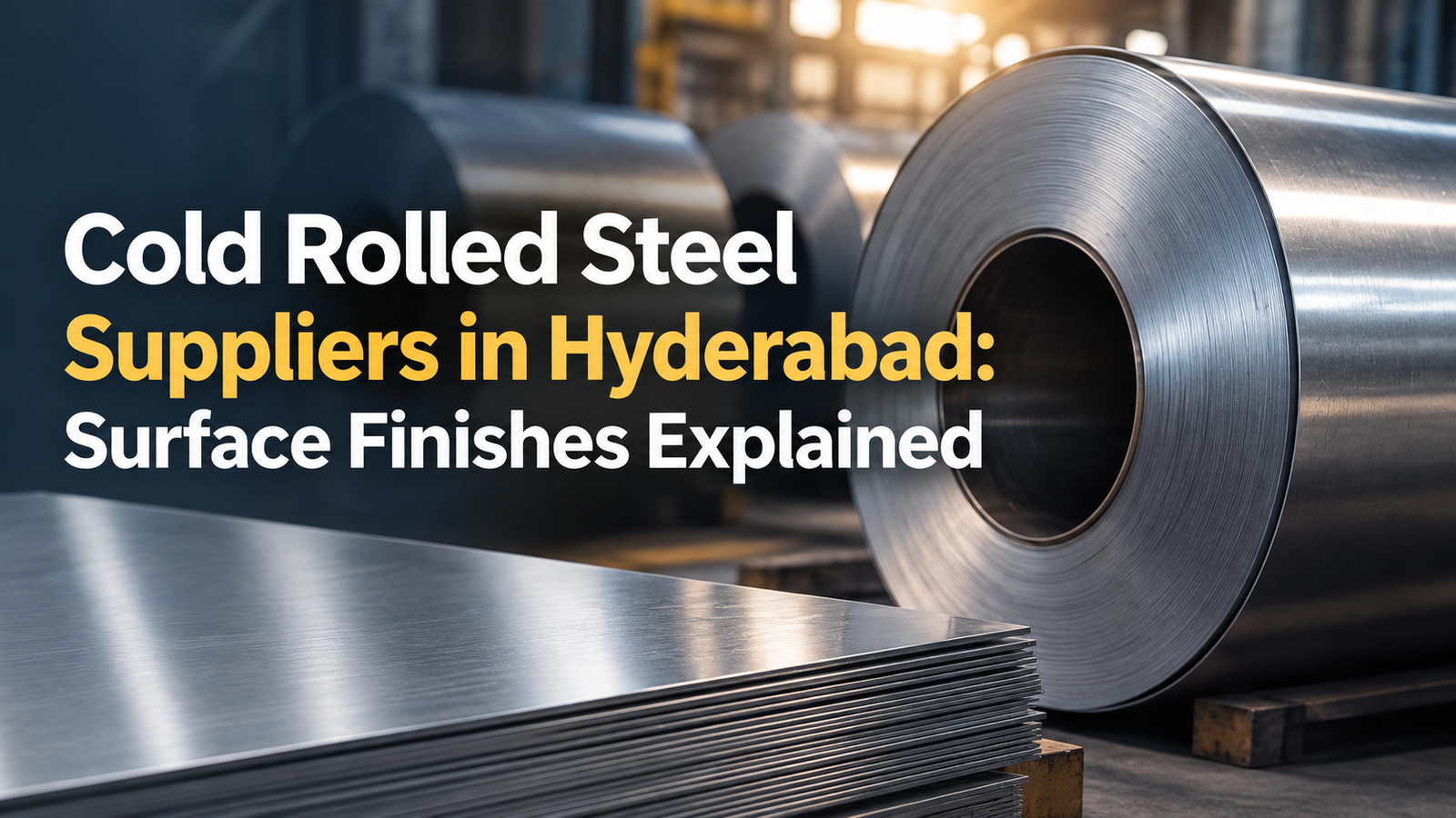 Cold Rolled Steel Suppliers in Hyderabad: Surface Finishes Explained
