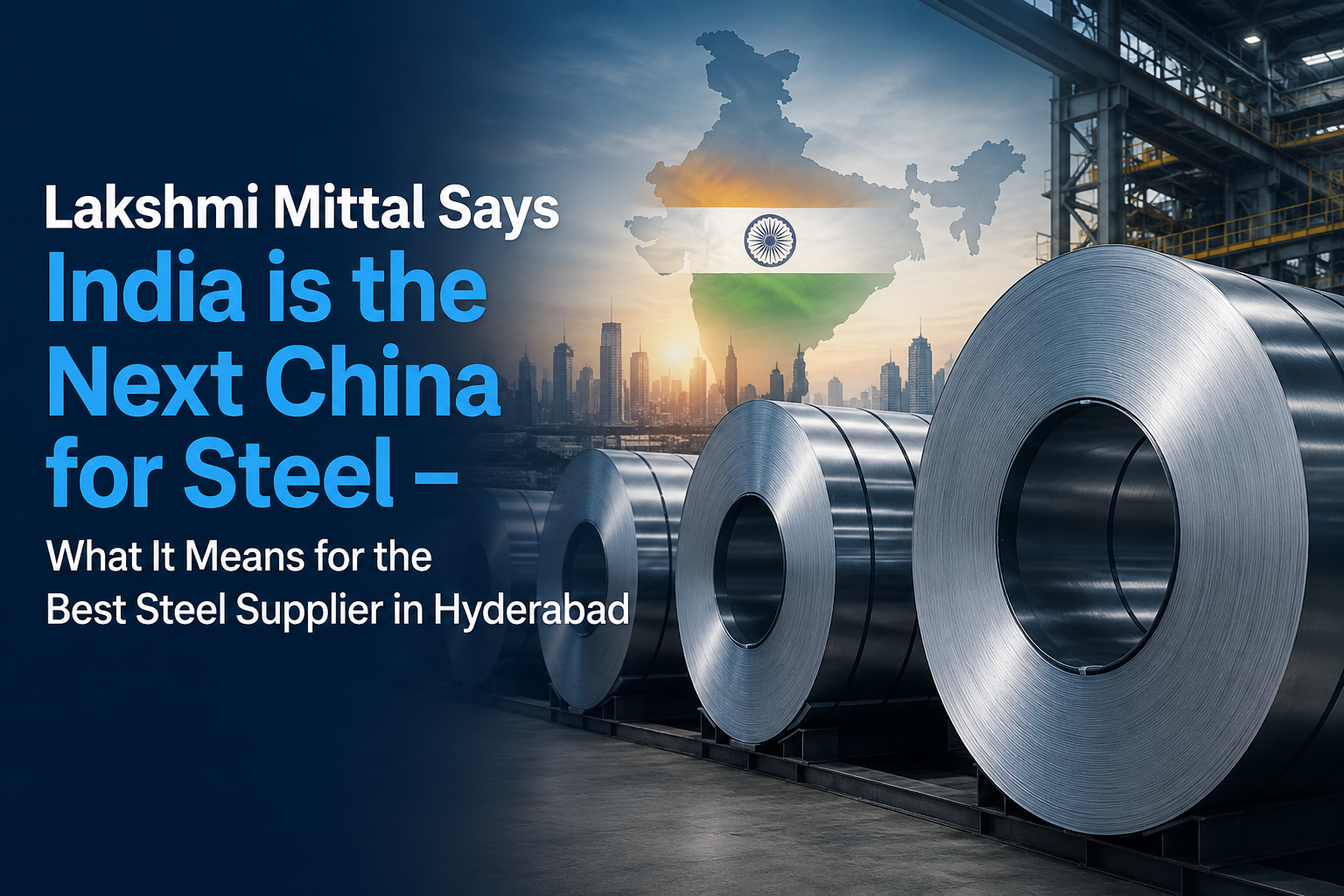 Lakshmi Mittal Says India is the Next China for Steel - What It Means for the Best Steel Supplier in Hyderabad