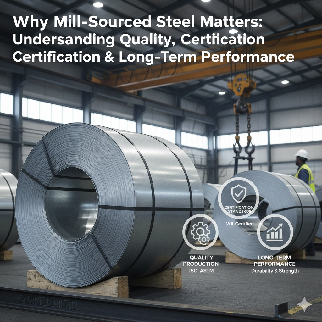Why Mill-Sourced Steel Matters: Understanding Quality, Certification & Long-Term Performance