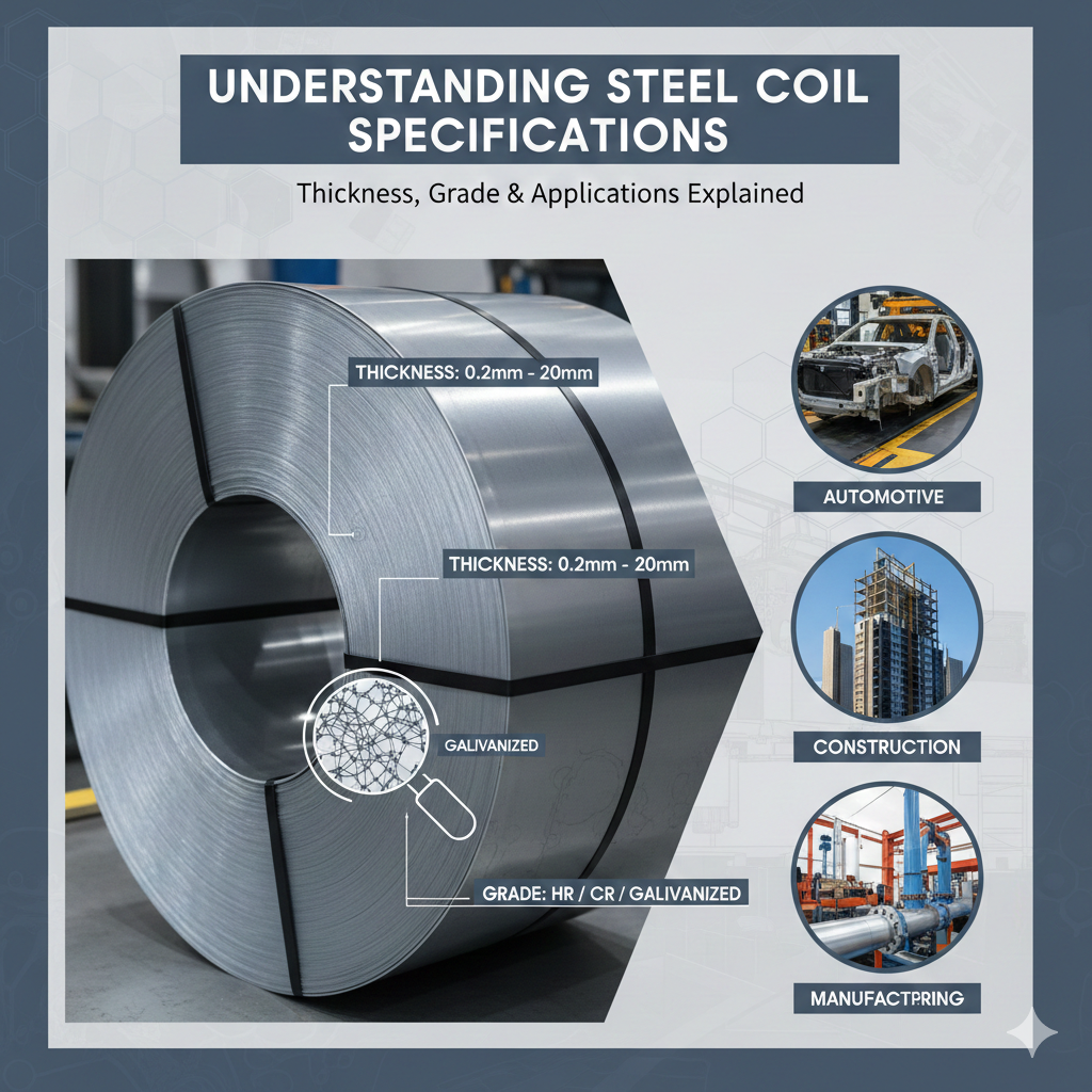 Understanding Steel Coil Specifications: Thickness, Grade & Applications Explained
