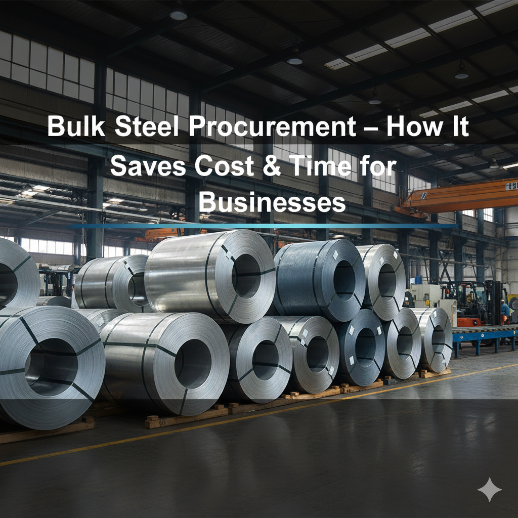Bulk Steel Procurement – How It Saves Cost & Time for Businesses