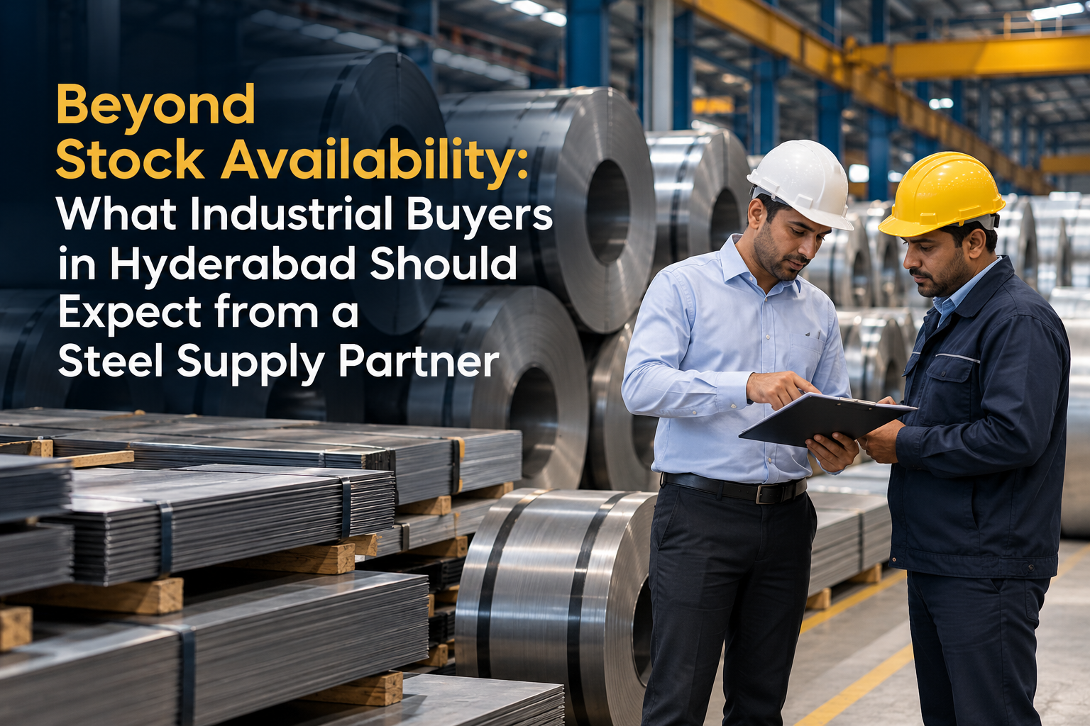 Beyond Stock Availability: What Industrial Buyers in Hyderabad Should Expect from a Steel Supply Partner